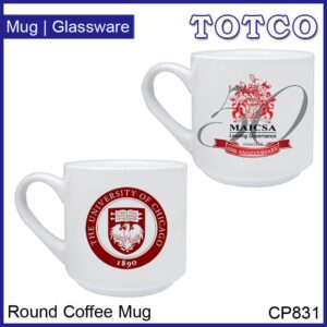 Porcelain Straight Round Coffee Mug 570ml Cp831
