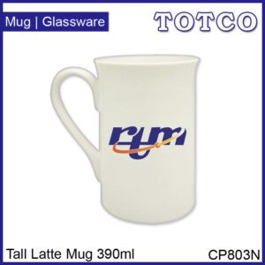 Porcelain Tall Latte Mug 390ml Cp803n