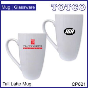 Porcelain Tall Latte Mug 480ml Cp821