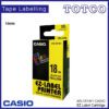 Casio 18mm Label Tape Cartridge 7 Colour Xr 18