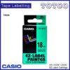 Casio 18mm Label Tape Cartridge 7 Colour Xr 18 6