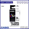 Casio 24mm Label Tape Cartridge 6 Colour Xr 24 3