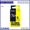 Casio 6mm Label Tape Cartridge 5 Colour Xr 6 2