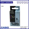 Casio 6mm Label Tape Cartridge 5 Colour Xr 6 3
