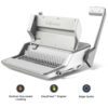Fellowes Lyra Manual Comb Binding Machine 3 In 1 With Hole Punch Stapler 3