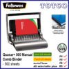 Fellowes Quasar 500 Manual Heavy Duty Comb Binding Machine 3