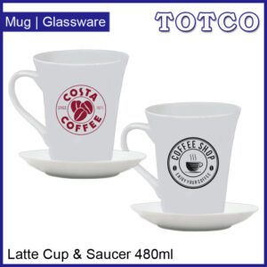 Latte Cup And Saucer 480ml