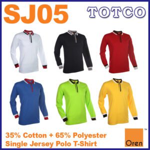 Oren Sport Long Sleeve Unisex Collar Single Jersey Polo Tee Shirt Short Sleeve Sj05 6