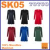 Oren Sport Microfiber V Neck Long Sleeve Muslimah Jersey Sk05 8