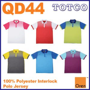 Oren Sport Unisex Polo Jersey Collar Tee Qd44 9