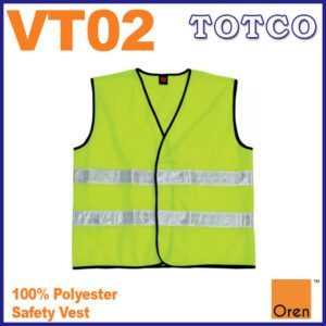 Oren Sport Unisex Safety Vest Yellow Vt02 3