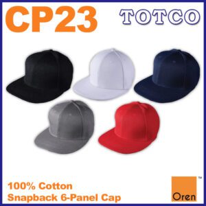 Oren Sport Unisex Super Thick 100 Cotton Snapback 6 Panel Cap Cp23 8
