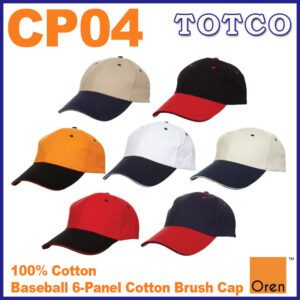 Oren Sport Unisex Super Thick Baseball 6 Panel Cotton Brush Cap 7 Colors Cp04 6