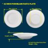 Porcelain Pasta Plate 85 2