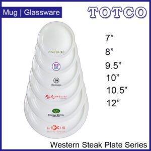 Porcelain Western Steak Plate Series 7 8 95 10 105 12 2